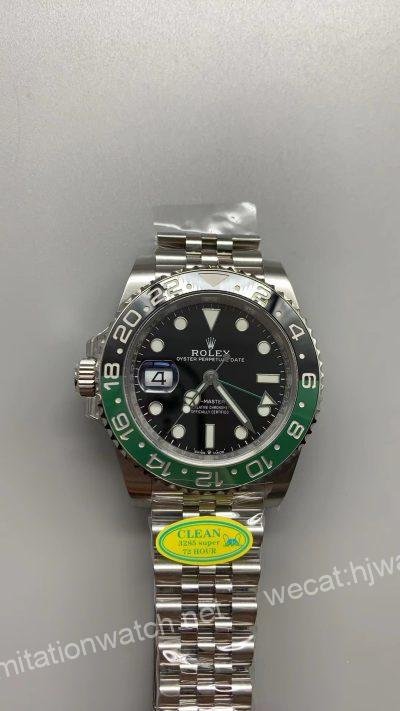 Clean廠 勞力士雪碧格林尼治GMT，丹東 3285機芯，72小時動力儲存，40mm， 904L精鋼。