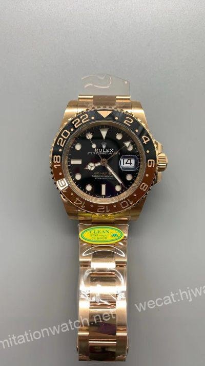 31980 Clean廠 勞力士沙士格林尼治GMT,丹東 3285機芯,72小時動力儲存,40mm, 904L精鋼,三段式拼接錶帶,側面不漏鋼。