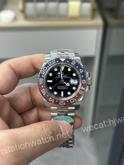 Clean廠 勞力士可樂格林尼治GMT，丹東 3285機芯，72小時動力儲存，40mm， 904L精鋼。