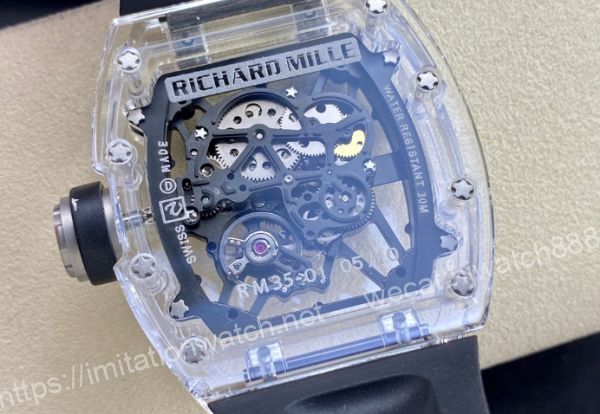 34280 【2個款式,帶圖詢價】Sonic廠理查德米勒RM35-01水晶玻璃系列